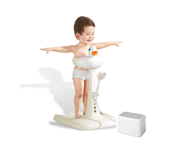 Baby Bath Stand Adjustable Height Baby Bathing Stand With Anti-Slip Base | Portable Baby Bath Support For Newborns & Infants | Hands-Free Shower Helper For Parents in UAE