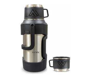 Denx Thermos Bottle , 4L Stainless Steel Vacuum Flask , 24-48 Hr Hot & Cold , Portable Travel Jug DX4603 in UAE