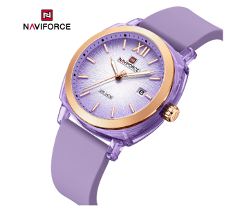NAVIFORCE 6111 Ladies' Quartz Watches, Fashion Sports Watches, Waterproof (Purple) in UAE