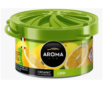 Aroma Car Organic Air Freshener - Lemon Scent, Long Lasting, Made In France, Can Diffuser in UAE
