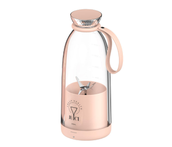 Portable Smoothie Blender 500ml, 6 Blades, 2400mAh USB Rechargeable Personal Shakes & Juice Maker - Pink in UAE