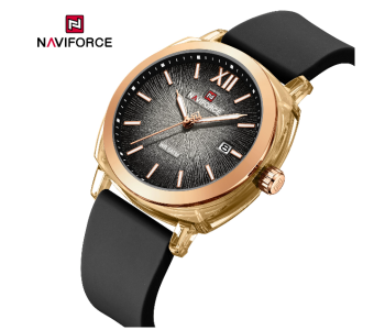 NAVIFORCE 6111 Ladies' Quartz Watches, Fashion Sports Watches, Waterproof (Black) in UAE
