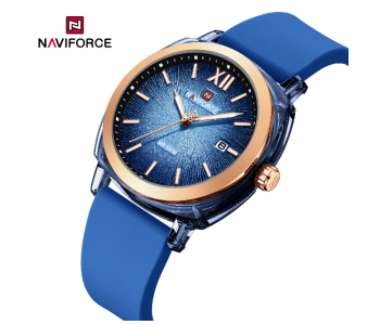 NAVIFORCE 6111 Ladies' Quartz Watches, Fashion Sports Watches, Waterproof (Blue 2) in UAE