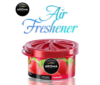 Aroma Car Organic Air Freshener - Strawberry Scent, Long Lasting, Made In France, Can Diffuser in UAE