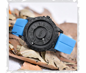 Magnetic Levitation Balls Dial Watch Waterproof Quartz Unisex Navy Blue in UAE