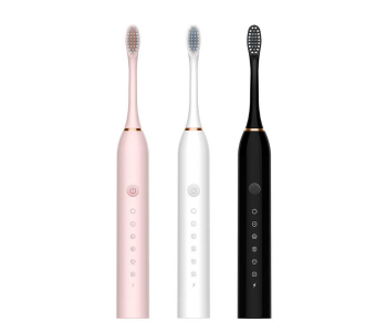 X-3 Sonic Electric Toothbrush For Adults, 6 Cleaning Modes, USB Rechargeable, IPX7 Waterproof in UAE