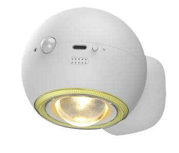 360-Degree Motion Sensor LED Night Light With Magnetic Wall Mount, USB Rechargeable, Warm White in UAE