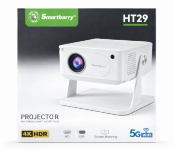 Smartberry HT29 4K HDR Portable Projector | 5G WiFi | Screen Mirroring in UAE