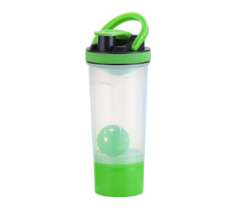 1500ml Sports Protein Shaker Bottle Leak-Proof Plastic Water Bottle With Mixing Filter Large Capacity Gym & Fitness Shaker - Green in UAE