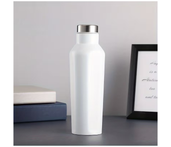 500ml Stainless Steel Thermal Flask Double Wall Vacuum Insulated Bottle For Hot & Cold Drinks Sports & Outdoor Use - White in UAE
