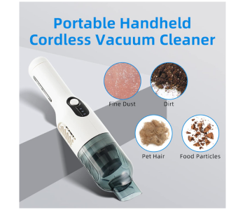 Cordless Handheld Vacuum Cleaner,4000Pa Portable Car Vacuum Cordless Rechargeable,USB-C Wireless Hand Vacuum, Small Dust Buster For Car, Home Cleaning in UAE