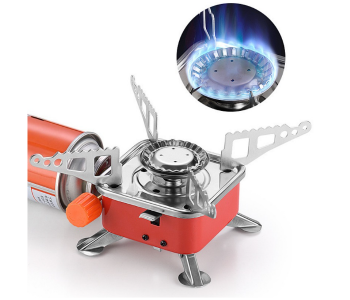 Portable Outdoor Butane Gas Stove – Folding Design, Mini Camping Cooker, CRV Gas Canister Compatible in UAE