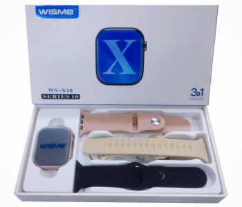 WISME WS X10 Advanced Smart Watch For Men & Women | Bluetooth Call, Heart Rate Monitor, Fitness Tracker & Stylish Digital Watch - Multicolor in UAE