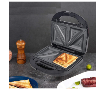 Sokany SK-08021 10-in-1 Multi-Function Sandwich Maker 750W Black – Detachable Plates For Waffles, Donuts, Grilling & Omelets in UAE
