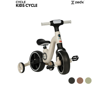 Children's Balance Bike From 3-5 Years, Baby Walking Bike For Boys Girls, Gifts For Kids, 2 Wheels Bicycle With Adjustable Handlebar & Saddle, 3 In 1 Sliding Vehicles(cream- Black) in UAE