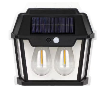 Solar Interaction Wall Lamp - Outdoor Motion Sensor LED Light, Waterproof Dusk To Dawn Security Lighting For Garden, Patio & Path (Warm White) in UAE