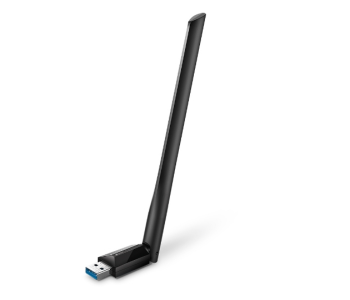 TP-Link Archer T3U Plus 1-Port Durable Polycarbonate Sleek Black 1300Mbps High-Gain Dual Band Wi-Fi USB 3.0 Adapter Desktop And Laptop Wireless Range Extender in UAE