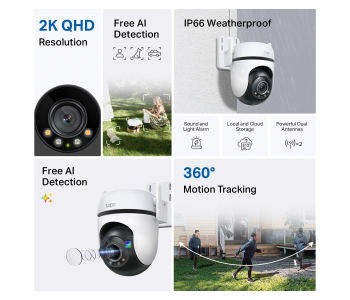Tp-Link Outdoor Pan/Tilt Security Wi-Fi Camera Tapo C520WS in UAE