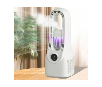 Ventilated Natural Air Conditioner Low Noise Quiet Bladeless Tower Fan Smart Electric Cooling Fan Without Blade in UAE