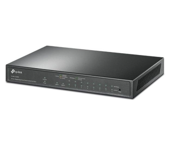 TP-Link TL-SG1210MPE Durable Metal Casing Black 123W PoE+ Power Budget 8-Port Full Gigabit Easy Smart PoE Switch High-Speed Connectivity For Office Surveillance And IP Networking in UAE