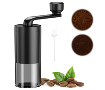 Manual Coffee Bean Grinder Hand Crank Coffee Mill With Adjustable Grind Settings, Portable & Detachable For Easy Cleaning in UAE