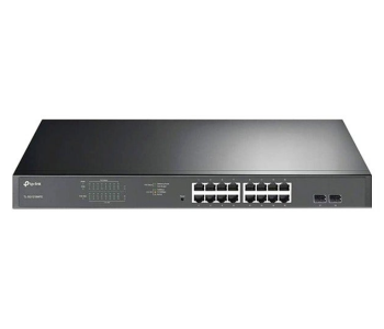 TP-Link TL-SG1218MPE 18-Port Durable Metal Casing Professional Black 250W High-Power PoE+ Rackmountable Easy Smart Switch Office Network And IP Surveillance System in UAE
