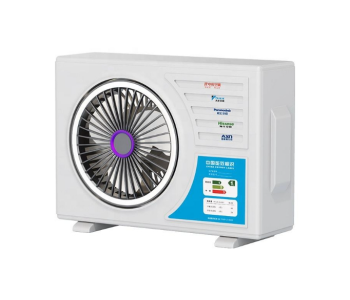 Portable Desk Fan USB Cooling Fan With Rechargable H Multi SDesk Peed Control For Office And Room Use in UAE