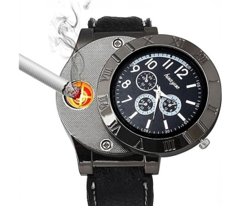 Hua Yue 2-in-1 Electronic Cigarette Lighter Watch in UAE