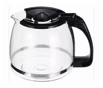 D LC Coffee Machine Jug, Carafes, Coffee Machine Pot Replacement, 1200ml Capacity, Black, 2 Years Warranty - DLC-73312 in KSA