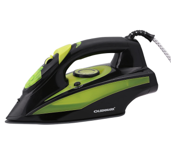 Olsenmark OMSI1713 Ceramic Steam Iron - Black & Green in KSA