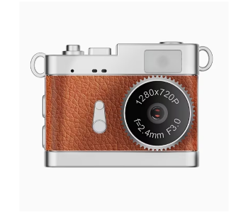 Keychain Camera Features A 0.96-Inch Screen, Is Ultra-Lightweight, And Has A Vintage Style. Making It Perfect For Photography Enthusiasts And Suitable For Everyday Use As A Digital Camera BROWN. in UAE