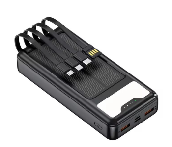 CALUS Solar360 Power Bank With 4 Built-In Charging Cables 30000mAh in UAE