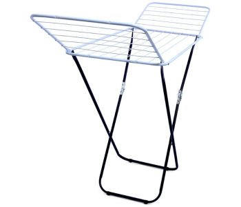 Royalford RF5001 108 X 50 CM Metal Cloth Dryer - White & Blue in UAE
