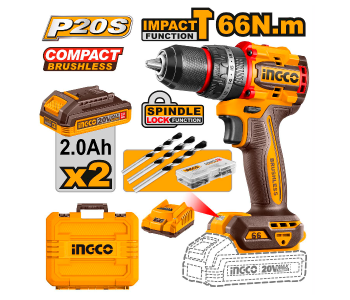 INGCO 20V Cordless Impact Drill 66NM in UAE