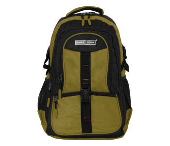 Para John PJSB6007A18 Multi-Compartment Stylish Student Backpack 18 Inch - Olive Green in UAE