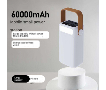 High-Capacity 60000mAh Portable Outdoor Power Bank Dual Fast Charging 22.5W Portable Charger Bank in UAE