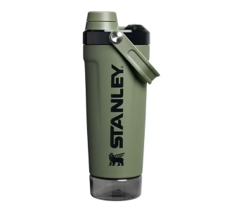 STANLEY Activate Shaker Bottle Leakproof Stainless Steel 20 Oz Dried Pine in UAE