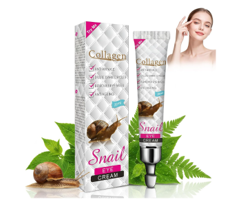 Snail Eye Contour Cream, Moisturizing And Firming, Reduces Dark Circles And Bags, Women's Anti-Wrinkle Cream, Light Texture, Quick Absorption, Ideal As A Makeup Base, in UAE