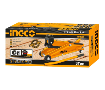 INGCO 3 Ton Hydraulic Floor Jack HFJ302 – Heavy Duty Garage Car Lifting Jack With Swivel Casters & Steel Construction in UAE