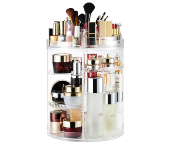 360 Degree Rotating Adjustable Cosmetic Storage Makeup Organizer With 8 Layers Capacity in OMAN