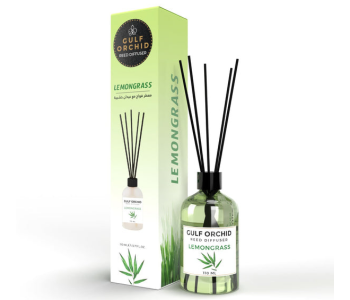 GULF ORCHID Luxury Reed Diffuser Lemongrass Long Lasting 150ml in UAE