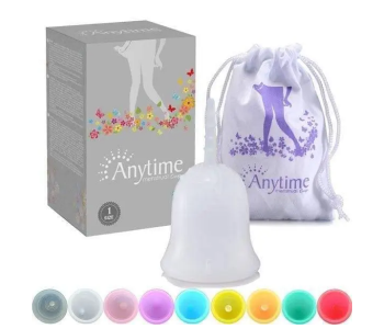 Anytime Reusable Menstrual Period Cup Medical Grade Silicone in UAE