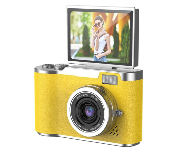 LK007 2.4 Inch HD CCD Camera Retro Kids Camera(YELLOW) in UAE