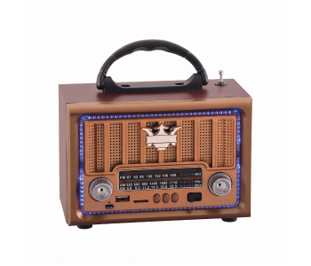 Retro Full Band Radio Portable Bluetooth Speaker Wireless MP3 in UAE