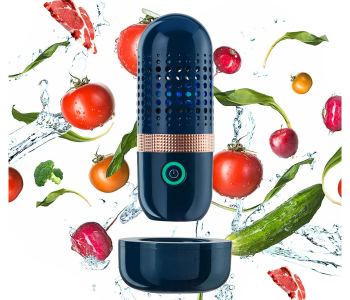 Capsule Fruit And Vegetable Purifier Portable USB Wireless Food Cleaner Vegetable Washing Machine For Fruit, Vegetable, Meat in UAE