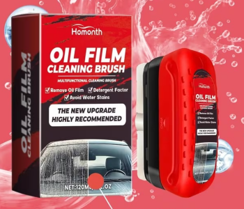 Automotive Oil Film Cleaning Brush New Glass Coating For Windshield Glass Oil Film Remover, Strong Front Windshield Remover For Windshield Improves Clarity And Visibility in UAE