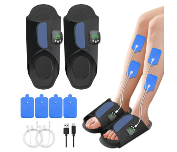 EMS Foot Massager, Leg Massager, Deep Tissue Massage, Electric Foot Spa For Pain Relief, 29 Intensity Calf Massager, Detachable Controller, Improves Blood Circulation, Back, Arms Relaxation in UAE