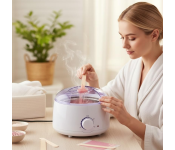 Wax Heater Machine For Home Salon Use, Adjustable Temperature Wax Melter With Safety Cut Off And Durable Aluminum Container in UAE