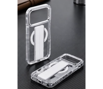 IPhone 18 Pro Case, IPhone 18 Pro Cover, Clear Case, Transparent Case, Magnetic Case, MagSafe Compatible Case, Kickstand Case, Shockproof Case, Protective Case, Slim Phone Case, Anti-Scratch Case, Phone Cover (white) in UAE