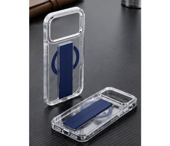 IPhone 18 Pro Case, IPhone 18 Pro Cover, Clear Case, Transparent Case, Magnetic Case, MagSafe Compatible Case, Kickstand Case, Shockproof Case, Protective Case, Slim Phone Case, Anti-Scratch Case, Phone Cover (dark Blue ) in UAE